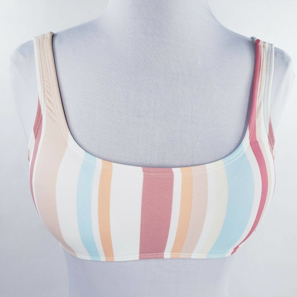 Xhilaration Bralette Bikini Swim Top Juniors 7/9 Womens 4/6 Squared Neck